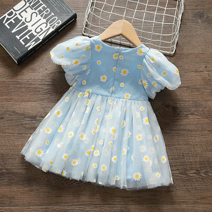 Floral Embroidered Baby Girl Summer Dress